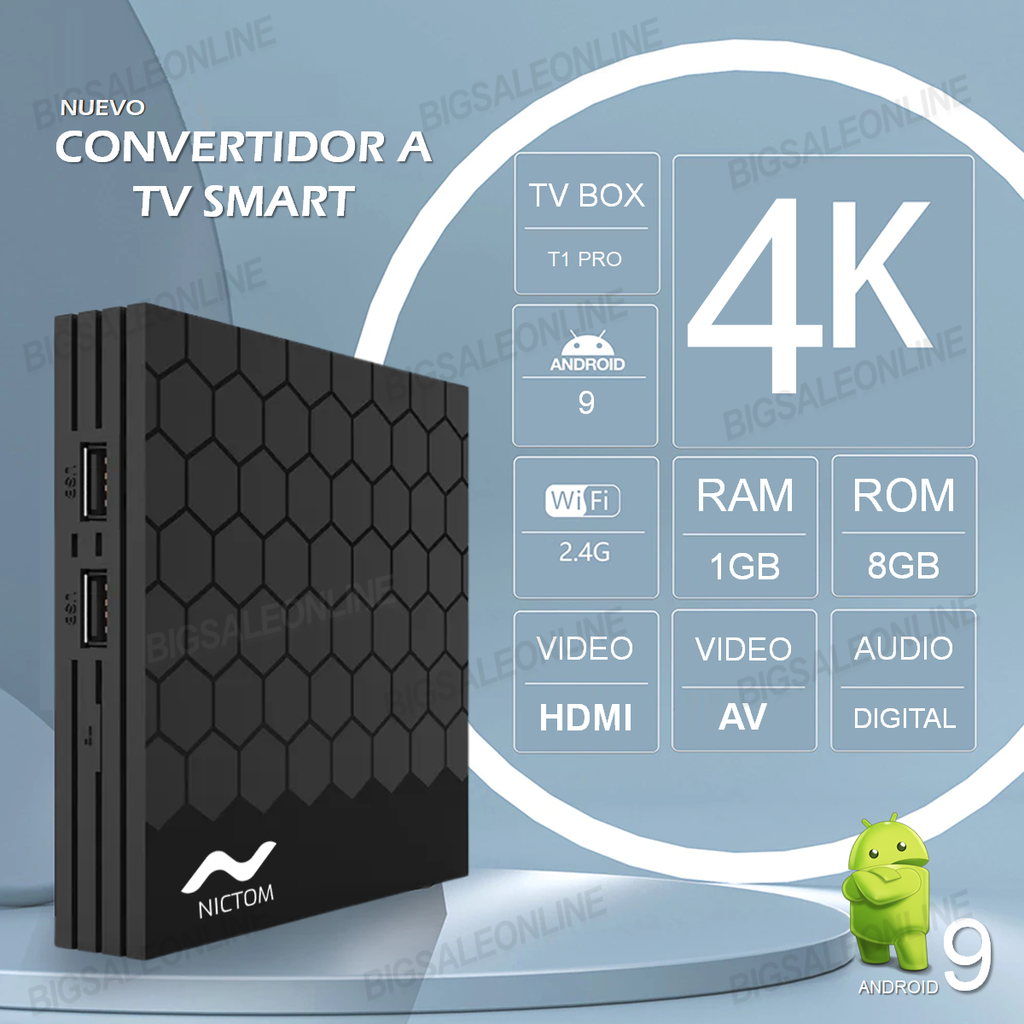 Tv Box Android - Convertidor Smar Tv 4k 5g 2gb 16gb