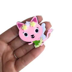 Aplique Kitty Fada (Gabby) corpinho em Acrílico Para Laço - 1 Unidade - comprar online