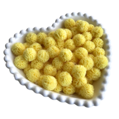 POMPOM MALHA TELINHA CORES CANDY (1.5CM) - 10 UNIDADES - loja online