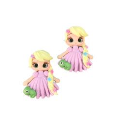 APLIQUE BISCUIT PERSONAGEM RAPUNZEL - 1 UNIDADE