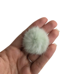 APLIQUE POMPOM PELINHO MÉDIO METADE (4.5CM) - 2 UNIDADES - comprar online