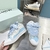 Lanvin Curb Sneaker White Light Blue - loja online