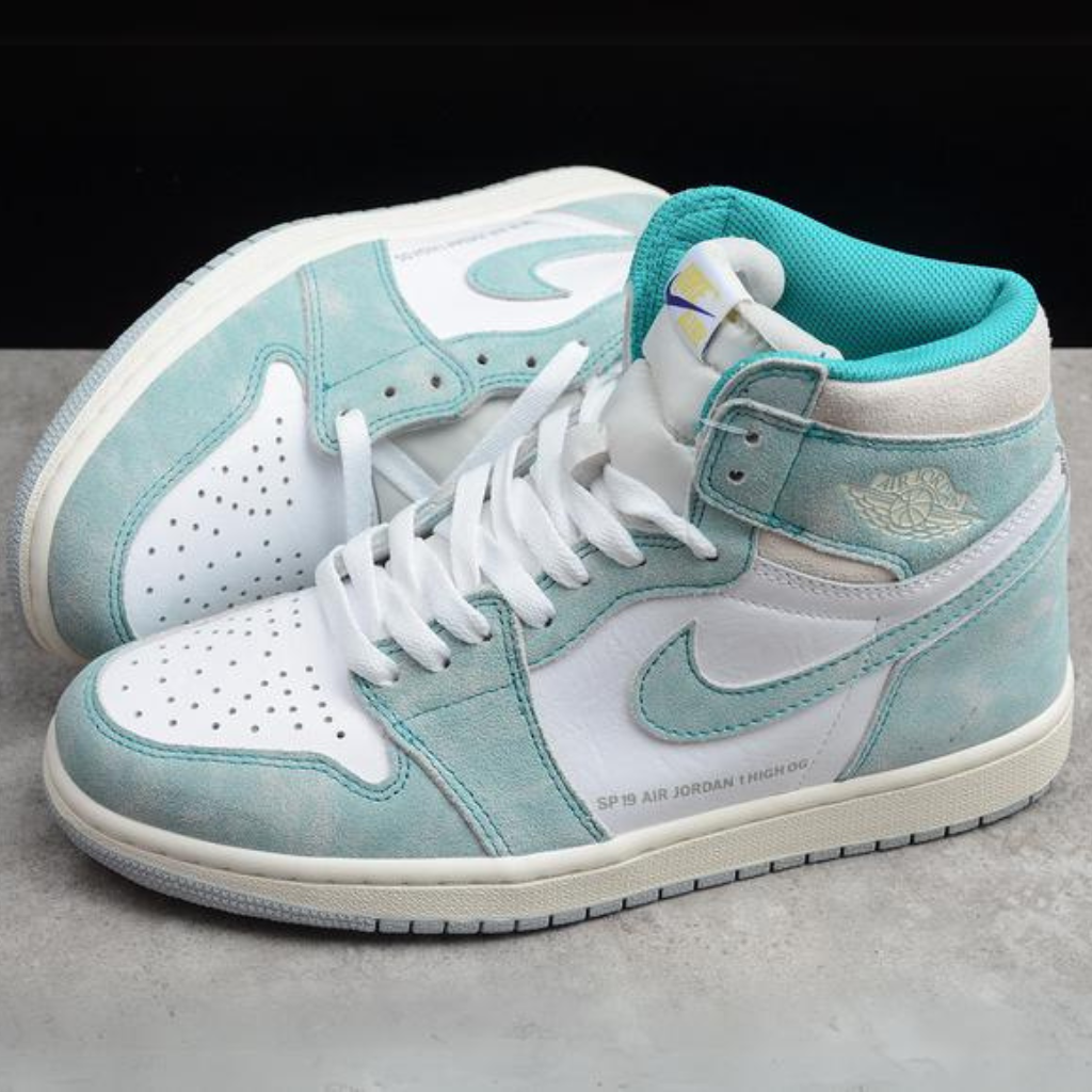 Nike air jordan 1 high sales turbo green
