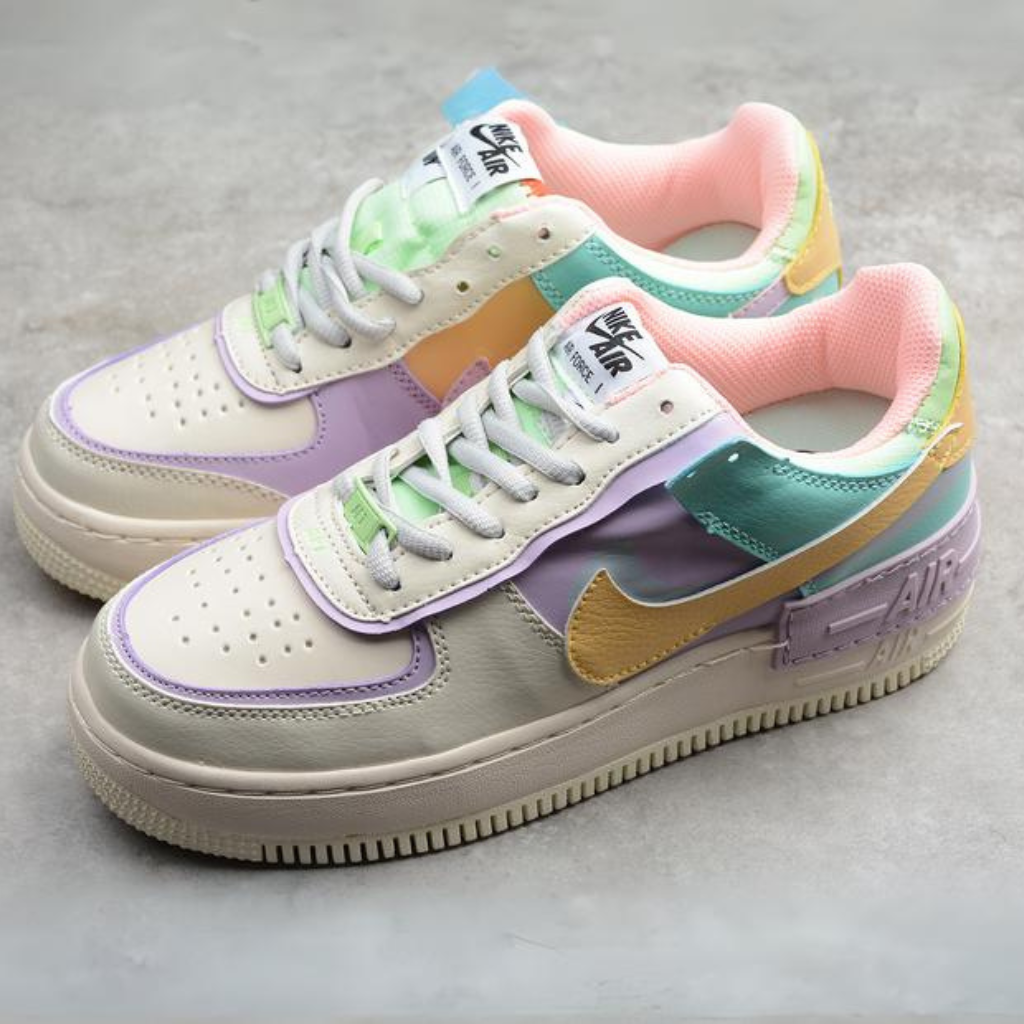 Nike women's air force top 1 shadow pale ivory/celestial gold