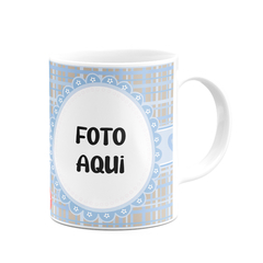 Caneca Feliz Páscoa com Foto - loja online