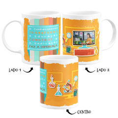 Caneca Conhecimento Transforma com Foto