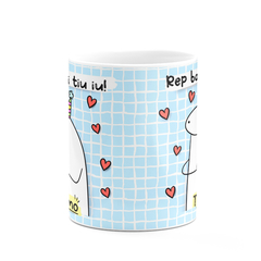 Caneca Flork Meme Rep Bardei Tiu Iu Aniversário Te Amo - comprar online