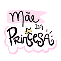 T-Shirt Tal Mãe Tal Filha Mãe da Princesa na internet