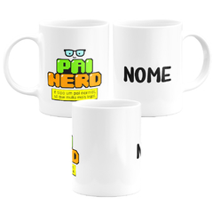 Caneca Pai Nerd Personalizada Com Nome - comprar online