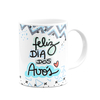 Caneca Feliz dia dos Avós com Nome e Foto - Vov?