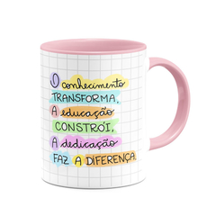 Imagem do Caneca O Conhecimento Transforma com Foto