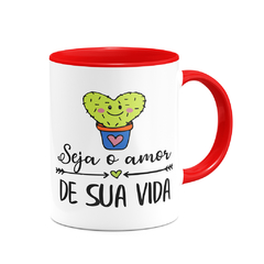 Caneca Seja o Amor de sua Vida Colors - loja online