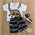 Conjunto Masculino Blusa e Short Dinossauro