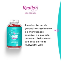 Flower Hair - Gomas para crescimento e fortalecimento de cabelos e unhas - 60 gomas - SEM AÇÚCAR - Eleve Você Oficial - Emagrecedores & Cuidados Pessoais | Innovate