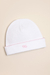 Gorrito Algodón Pima | Blanco con rosa