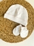 Set de Gorrito y Mitones | Blanco con Rosa - comprar online