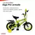 Bicicleta infantil Randers rodado 12 verde flúo - tienda online