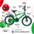 Bicicleta Infantil rodado 16 Verde en internet