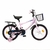 Bicicleta Infantil con Canasto Rodado 16 Smiler Rosa