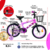 Bicicleta Infantil rodado 16 Lila en internet
