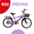 Bicicleta Infantil rodado 20 Lila