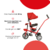 Triciclo Giratorio 360° Rojo - comprar online