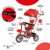 Triciclo Giratorio 360° Rojo en internet