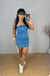 Vestido Feminino Jeans Tomara que caia