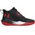 Tênis Under Armour Bankshot Preto e Vermelho Masculino Basquete Academia