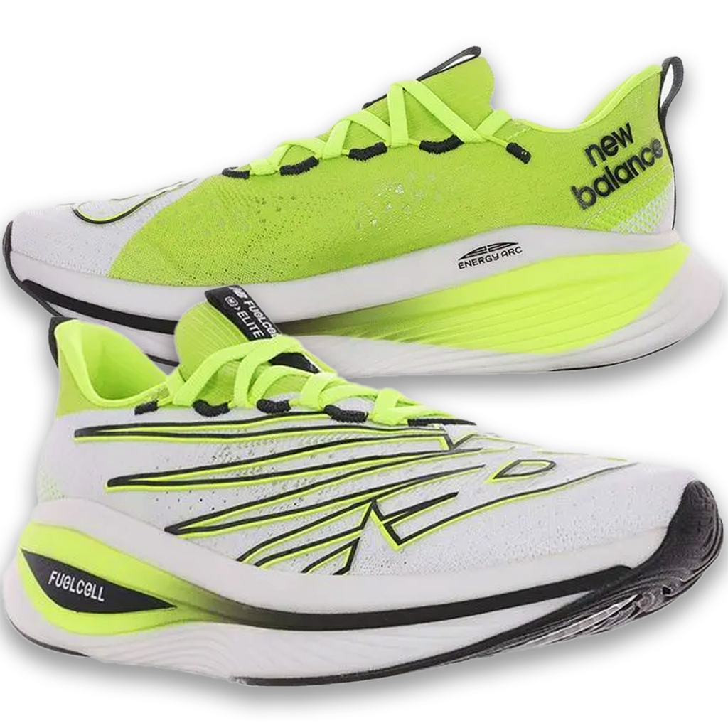 Tenis New Balance FuelCell Supercomp Elite V3 Verde Fluor Masculino Corrida