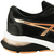 Tênis Asics Gel-Shogun 6 Preto e Laranja Feminino Corrida Academia - KALFE