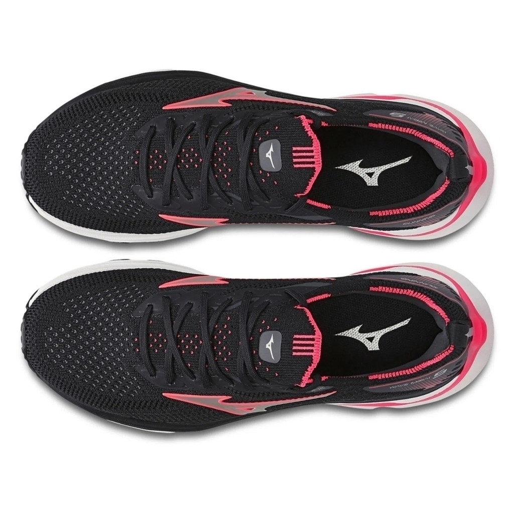 Mizuno wave cheap preto e rosa
