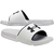 Chinelo Under Armour Daily Branco e Preto Masculino - comprar online