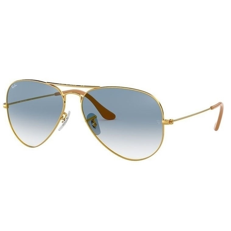Ray Ban Aviador Polarizado 3025 dorado azul degrade