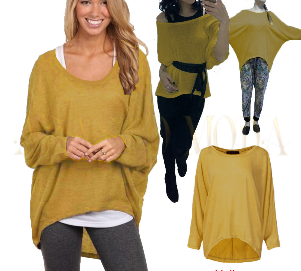 Sweaters De Lanilla Manga Murcielago Sueter Mujer