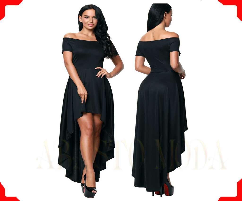 Vestidos De Fiesta Moderno Casual Coctel Asimetrico