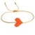 PULSEIRA CORACION - FIO GOLD - comprar online