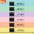 Resaltadores Colores Pastel Blíster X6 BRW - comprar online