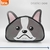 Cartuchera Eco Cuero - Diseño Estampado Bulldog Orejas BRW - tienda online