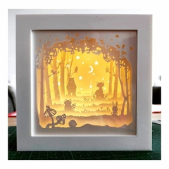 Lámpara de Noche PaperCut (BOSQUE) - comprar online