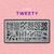 Placa de Stamping Tweety - Pink Mask