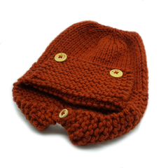 Gorrito Aviador Terracota - comprar en línea