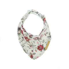 Babero Bandana Red & Beige - Minoli