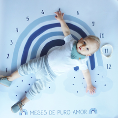 Baby's Month Mat Azul - comprar en línea