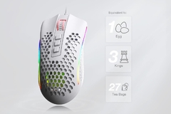 REDRAGON Mouse M988 RGB Storm Elite White-Black - comprar online