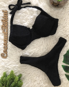 Biquíni Malibu Negrita Atoalhado - Coconut Bikini - Moda Praia | Biquínis, Maiôs e Saídas de Praia