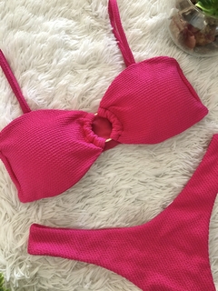 Biquíni Salvador Pink Texturizado - Coconut Bikini - Moda Praia | Biquínis, Maiôs e Saídas de Praia