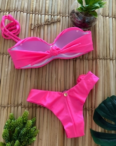 Biquíni Guarujá Pink Flor - Coconut Bikini - Moda Praia | Biquínis, Maiôs e Saídas de Praia