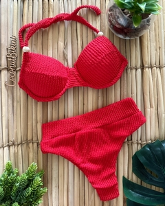 Biquíni Dubai Vermelho Atoalhado - Coconut Bikini - Moda Praia | Biquínis, Maiôs e Saídas de Praia