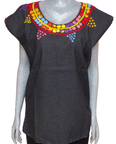 Blusa Mod009 Mezclilla/Multicolor (M)